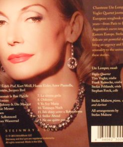 Ute Lemper / Vogler Quartett With Stefan Malzew-2