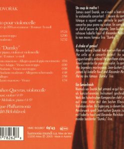 Dvořák* - Jean-Guihen Queyras, Isabelle Faust, Alexander Melnikov, Prague Philharmonia, Jiří Bělohlávek-1