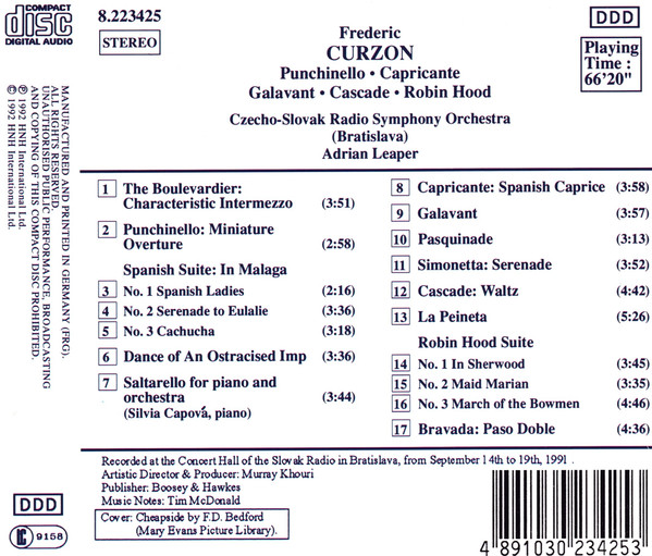 Frederic Curzon, Slovak Radio Symphony Orchestra, Adrian Leaper-1
