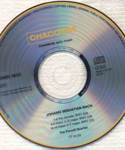 J. S. Bach* - Nancy Argenta, Michael Chance, Mark Padmore, Peter Harvey, The Purcell Quartet-2