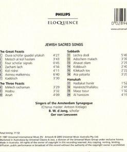 Singers Of The Amsterdam Synagogue*, Ger van Leeuwen, Hans Bloemendal-3