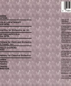 Lopatnikoff*, Dallapiccola*, Shapero*, Columbia Symphony Orchestra, Leonard Bernstein-1
