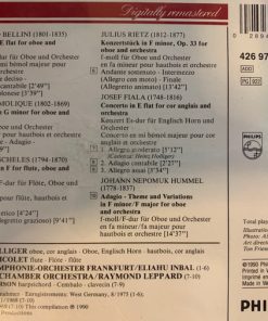 Heinz Holliger Plays Vincenzo Bellini, Wilhelm Bernhard Molique, Ignaz Moscheles, Julius Rietz, Josef Fiala (2), Johann Nepomuk Hummel-2
