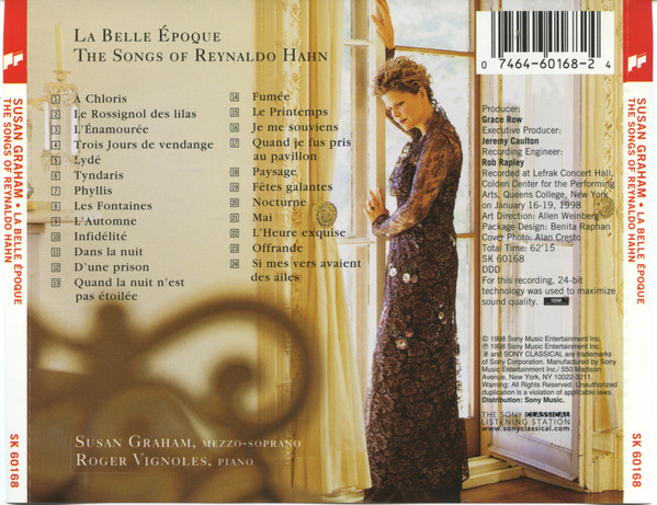 Reynaldo Hahn - Susan Graham (2), Roger Vignoles-1