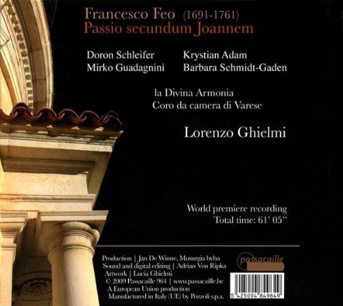 Francesco Feo - La Divina Armonia, Lorenzo Ghielmi-1