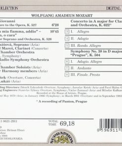 Wolfgang Amadeus Mozart, Jana Jonášová, Vlastimil Mareš, Prague Chamber Orchestra, Libor Pešek-2