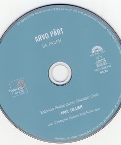 Arvo Pärt - Estonian Philharmonic Chamber Choir, Paul Hillier With Christopher Bowers-Broadbent-2