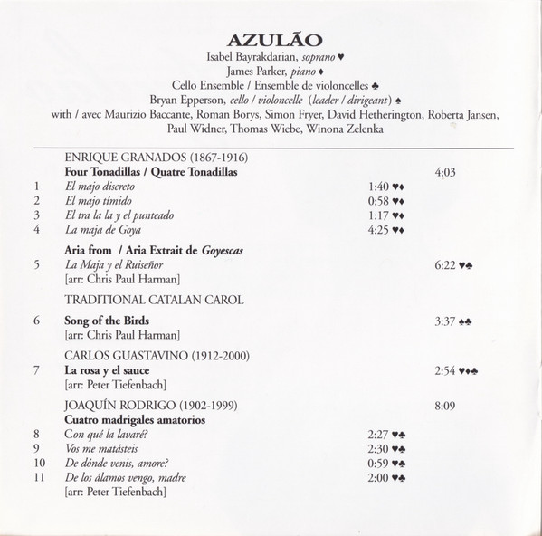 Isabel Bayrakdarian, James Parker (14), Cello Ensemble-4