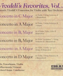 Antonio Vivaldi, Mela Tenenbaum, Philharmonia Virtuosi, Richard Kapp-0