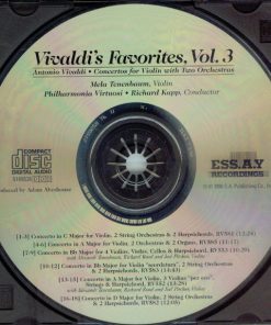 Antonio Vivaldi, Mela Tenenbaum, Philharmonia Virtuosi, Richard Kapp-1