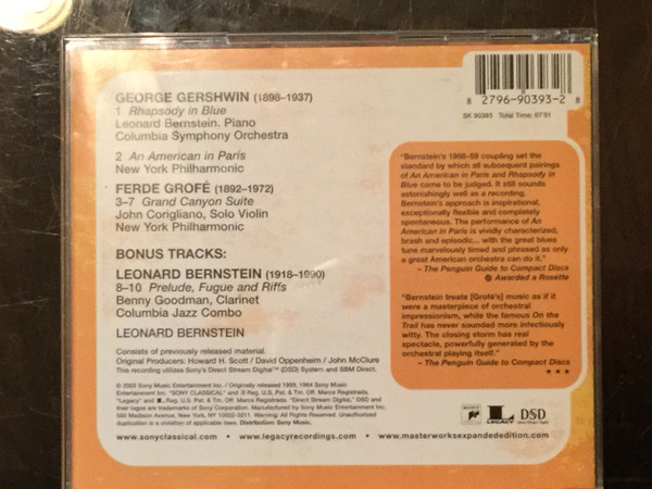 Gershwin* / Grofé* - New York Philharmonic / Columbia Symphony Orchestra-1