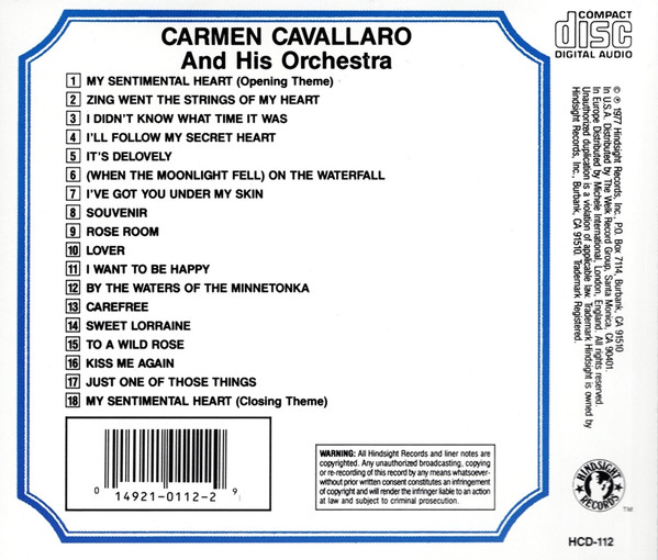 Carmen Cavallaro And His Orchestra-1