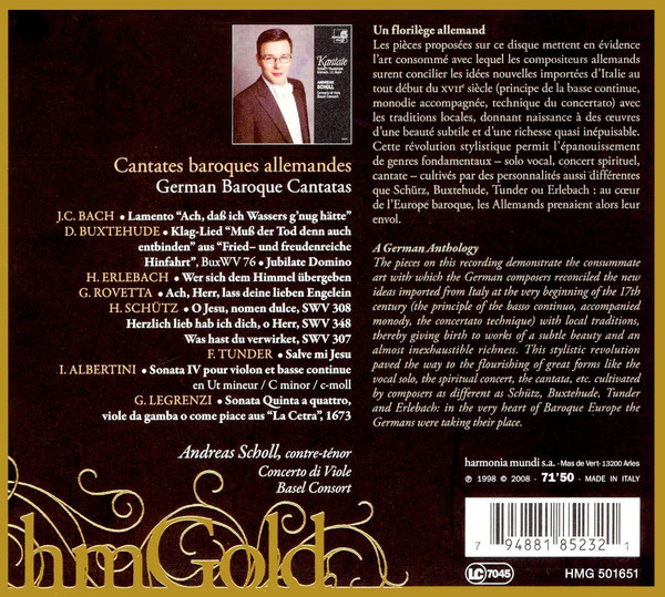 Andreas Scholl, Concerto Di Viole, Basel Consort-1