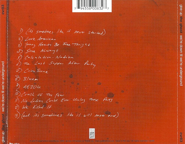 Give Up The Ghost-1