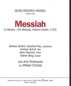 Georg Friedrich Haendel* - Barbara Schlick, Sandrine Piau, Andreas Scholl, Mark Padmore, Nathan Berg, Les Arts Florissants, William Christie-1