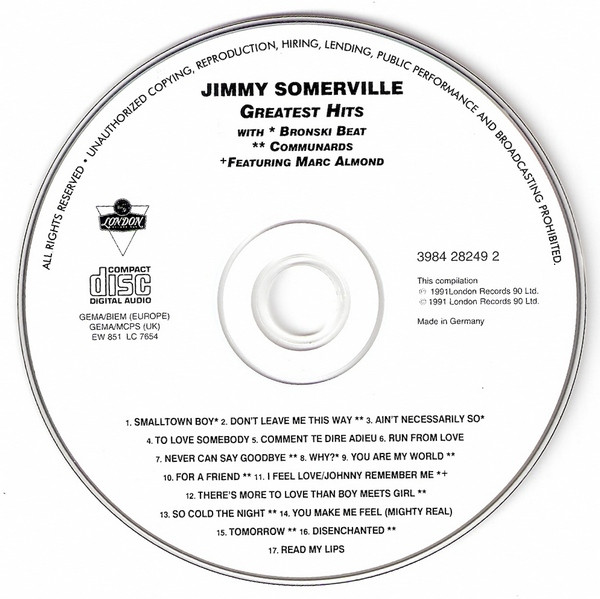 Jimmy Somerville Featuring Bronski Beat And The Communards-2