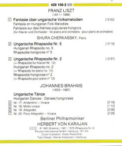 Franz Liszt / Johannes Brahms - Shura Cherkassky, Berliner Philharmoniker, Herbert von Karajan-4