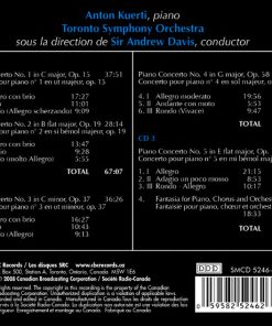 Ludwig van Beethoven, Anton Kuerti, Andrew Davis, Toronto Symphony Orchestra-1