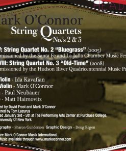Mark O'Connor Featuring Ida Kavafian, Paul Neubauer, Matt Haimovitz-2