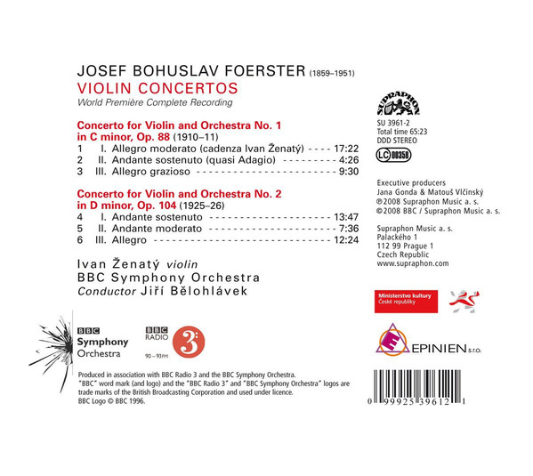 Josef Bohuslav Foerster, Ivan Ženatý, BBC Symphony Orchestra, Jiří Bělohlávek-1