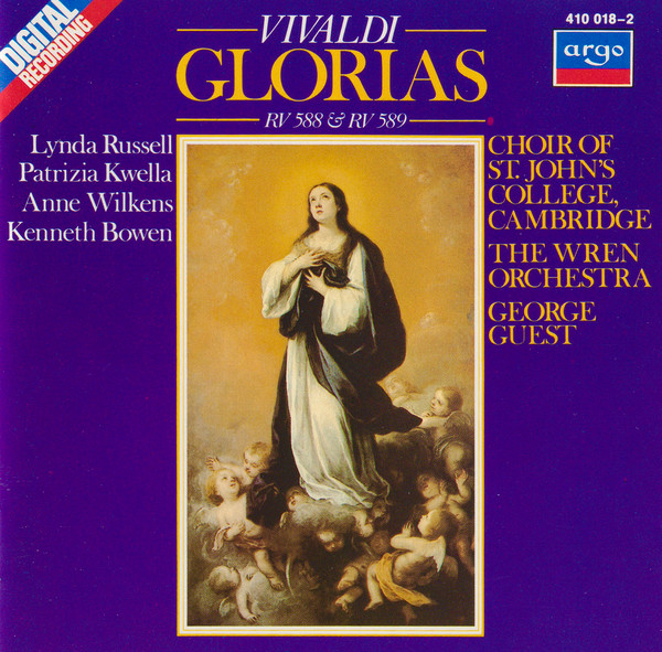 Antonio Vivaldi, Lynda Russell, Patrizia Kwella, Anne Wilkens, Kenneth Bowen, St. John's College Choir, The Wren Orchestra, George Guest (2)-0