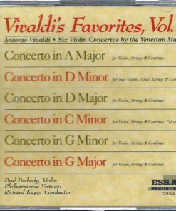 Antonio Vivaldi – Paul Peabody, Philharmonia Virtuosi, Richard Kapp-1