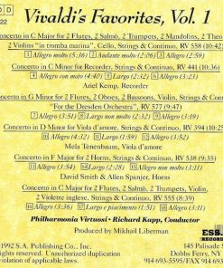 Antonio Vivaldi – Philharmonia Virtuosi, Richard Kapp-1
