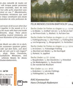 Felix Mendelssohn-Bartholdy, RIAS-Kammerchor, Hans-Christoph Rademann-1