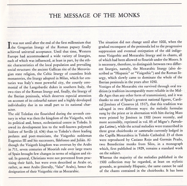 Chorus Of Monks Of The Abbey Of Santo Domingo De Silos*-3