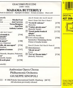 Puccini*, Giuseppe Sinopoli, Mirella Freni, José Carreras, Teresa Berganza, Juan Pons, Ambrosian Opera Chorus* & Philharmonia Orchestra-1