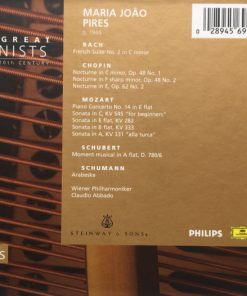 Maria João Pires, Johann Sebastian Bach, Frédéric Chopin, Wolfgang Amadeus Mozart, Franz Schubert, Robert Schumann-1