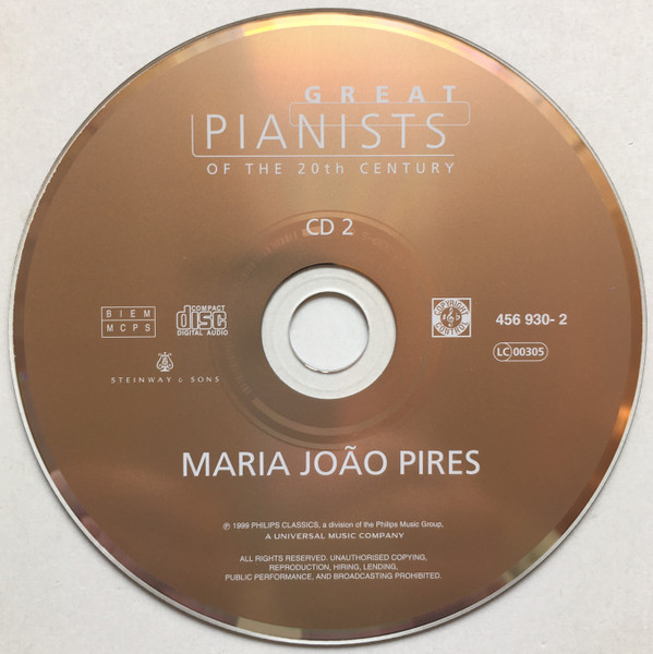 Maria João Pires, Johann Sebastian Bach, Frédéric Chopin, Wolfgang Amadeus Mozart, Franz Schubert, Robert Schumann-3