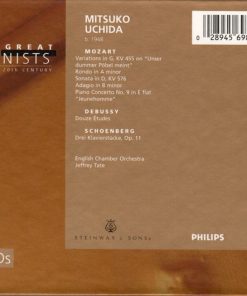 Mitsuko Uchida, Claude Debussy, Wolfgang Amadeus Mozart, Arnold Schoenberg-1