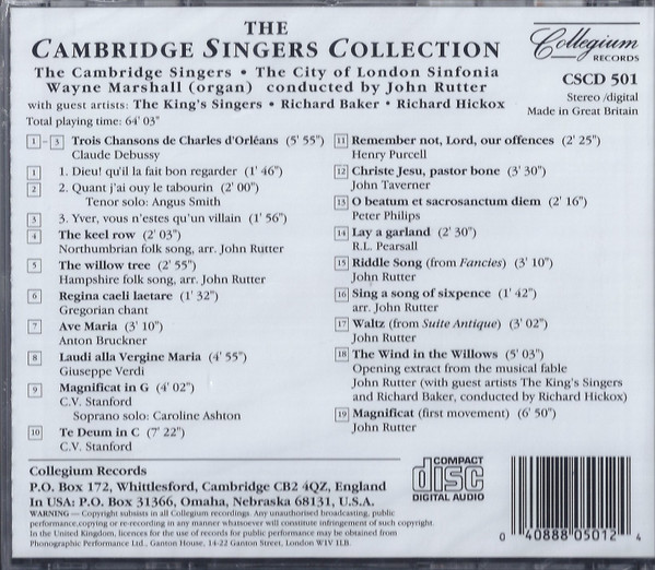 The Cambridge Singers, John Rutter, City Of London Sinfonia-1
