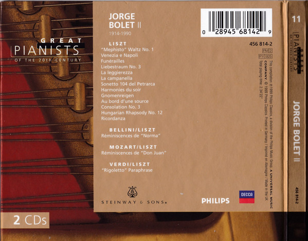 Jorge Bolet, Franz Liszt-3