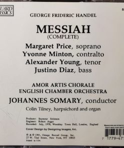 Georg Friedrich Händel, English Chamber Orchestra, Amor Artis Chorale, Margaret Price, Yvonne Minton, Alexander Young, Justino Diaz, Johannes Somary-1