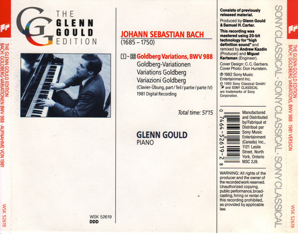 Johann Sebastian Bach - Glenn Gould-2