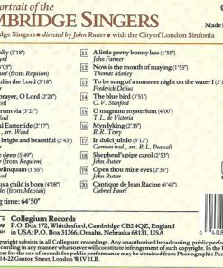 The Cambridge Singers Directed By John Rutter With The City Of London Sinfonia-1