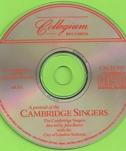 The Cambridge Singers Directed By John Rutter With The City Of London Sinfonia-2