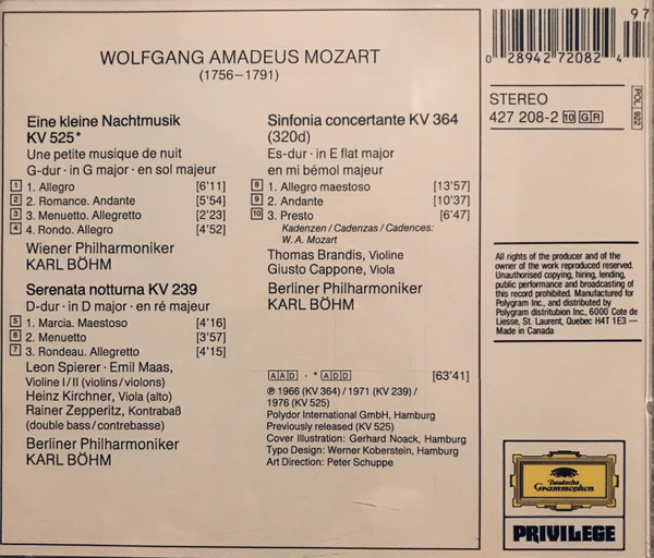 Wolfgang Amadeus Mozart, Karl Böhm-1