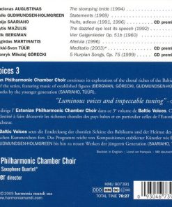Estonian Philharmonic Chamber Choir / Paul Hillier-1