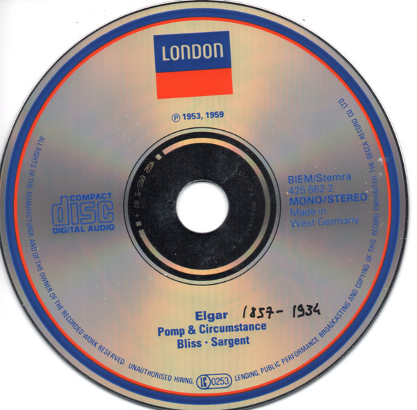 Elgar*, Bliss* / Sargent*-2