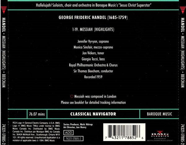 Handel*, Sir Thomas Beecham, Royal Philharmonic Orchestra-1