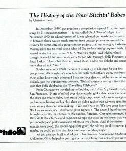 Four Bitchin' Babes ... Christine Lavin, Sally Fingerett, Julie Gold, Megon McDonough*-4
