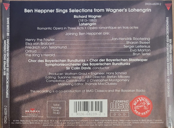 Ben Heppner, Richard Wagner, Sir Colin Davis-1