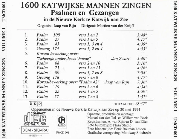 Martien Van Der Knijff, Jaap van Rijn, "1600 Mannen" Choir-1