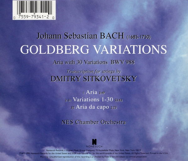 Johann Sebastian Bach - Dmitry Sitkovetsky, New European Strings Chamber Orchestra-1