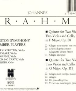 Johannes Brahms, Boston Symphony Chamber Players-1