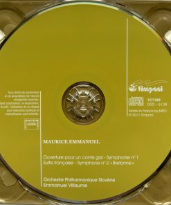 Maurice Emmanuel, Orkester Slovenske Filharmonije, Emmanuel Villaume-2