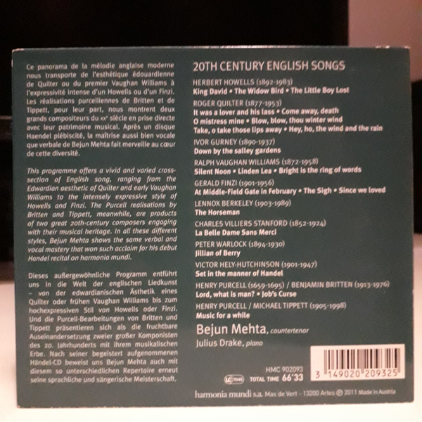 Bejun Mehta, Julius Drake-1